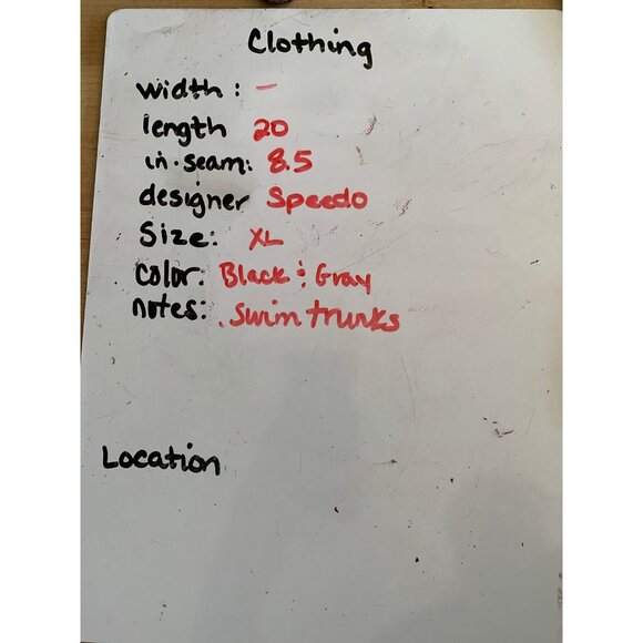 🌸3/$15🌸 Black and Gray XL Speedo Mens Swim Shorts - Picture 5 of 5